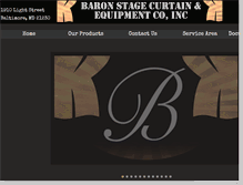 Tablet Screenshot of baronstage.com